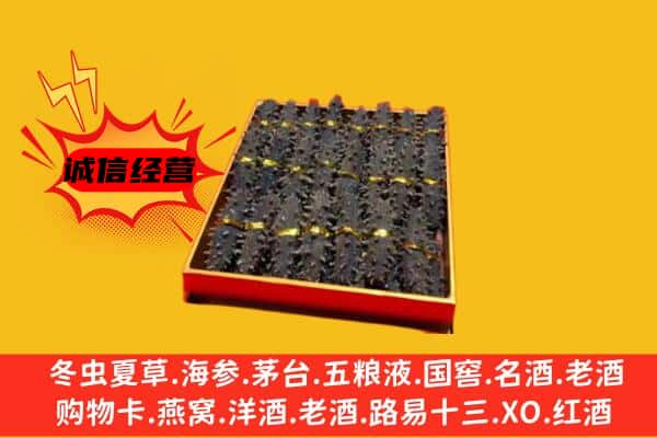 连山区回收海参